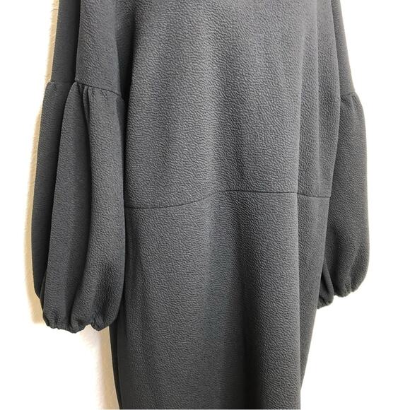 Eloquii black sheath midi dress with balloon puff sleeves size 26 - Picture 4 of 16